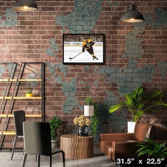 Patrice Bergeron 20" x 29" Framed Canvas Boston Bruins 31.5" x 22.5"